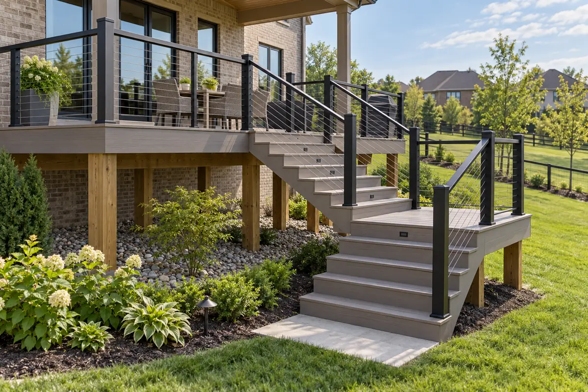 Planning Deck Stairs and Landings for a Lexington Backyard