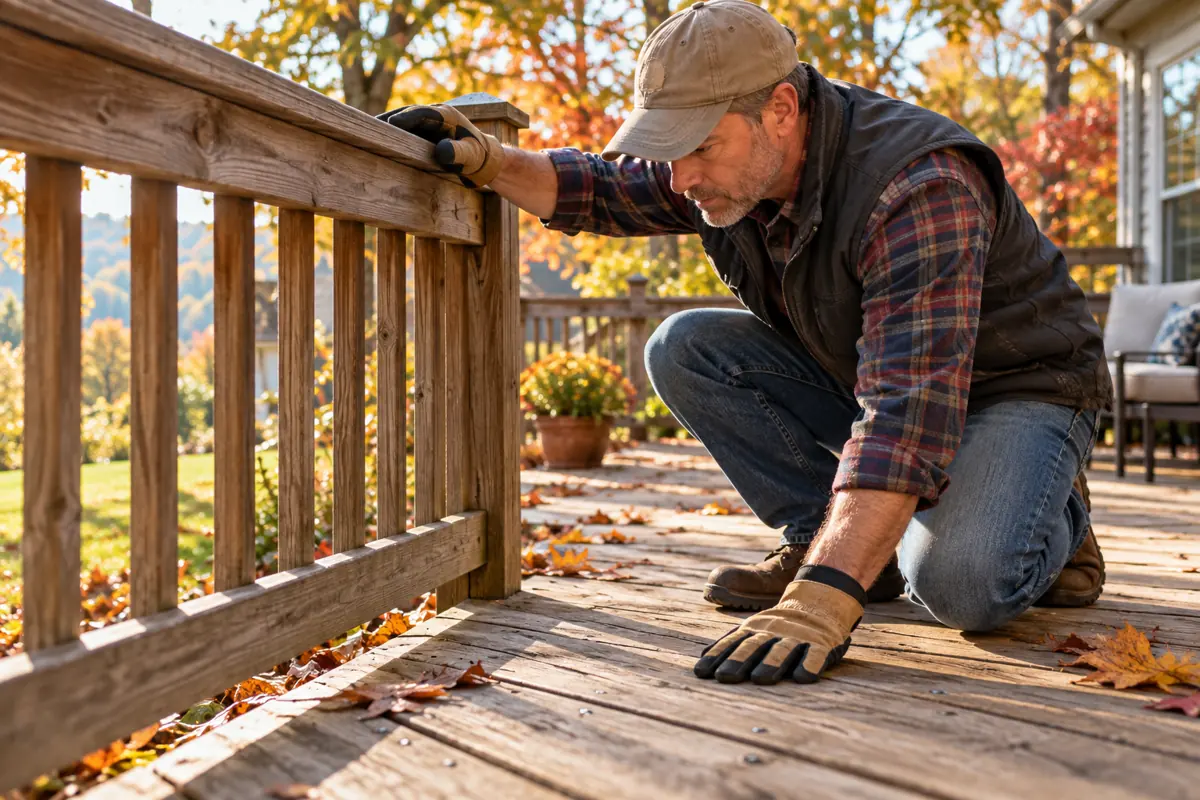 Fall Deck Inspection Checklist for Lexington Homeowners
