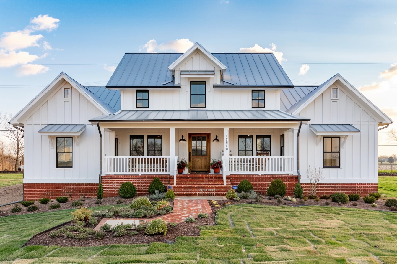 Painter taping edges and prepping a wall before painting